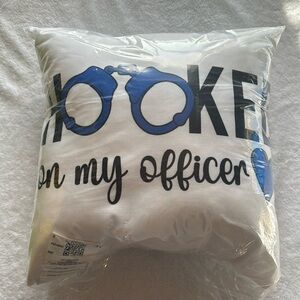 Law enforcement throw pillow
